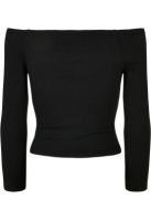 Off Shoulder Rib Longsleeve dama Urban Classics