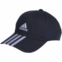 Czapka z daszkiem adidas 3-Stripes Cotton Twill Baseball granatowa II3510