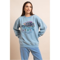 Daisy Street Daisy Embr Sweat Ld43