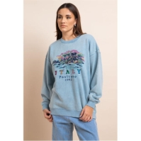 Daisy Street Daisy Embr Sweat Ld43