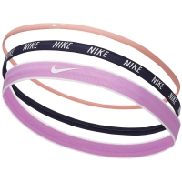 Nike Mixed hairbands 3 pcs. pink, navy blue, purple N0002548645OS