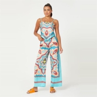 Be You Scarf Print Cami and Trouser Co-ord Set