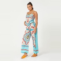 Be You Scarf Print Cami and Trouser Co-ord Set