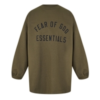 Tricou FEAR OF GOD ESSENTIALS Jersey Crewneck copil