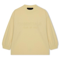 FEAR OF GOD ESSENTIALS Logo-Print Long-Sleeve Top copil