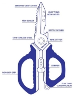 FOARFECA MULTI FUNCTION 17,8CM albastru MUSTAD