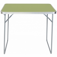 Folding camping table 80x60x70 cm green 1047348 Enero