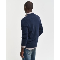 Gant EXTRAFINE LAMBSWOOL C-NECK MARINE S