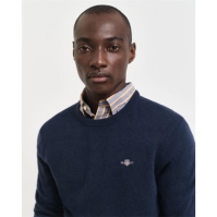 Gant EXTRAFINE LAMBSWOOL C-NECK MARINE S