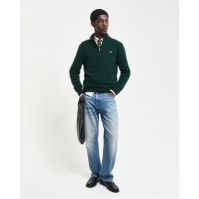 Gant EXTRAFINE LAMBSWOOL HALF ZIP TARTAN