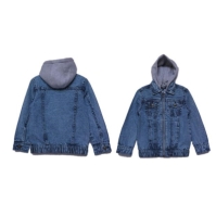 Jacheta Studio Younger Hooded Denim baietel