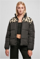 Jacheta AOP Sherpa Mixed Puffer dama Urban Classics