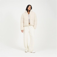 Jacheta Be You Borg Crop Puffer