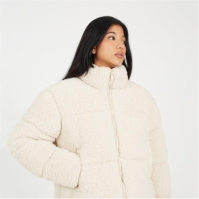 Jacheta Be You Borg Crop Puffer