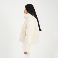 Jacheta Be You Borg Crop Puffer