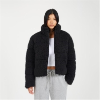 Jacheta Be You Borg Crop Puffer