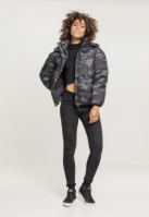 Jacheta Boyfriend Camo Puffer dama Urban Classics