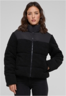 Jacheta Short Sherpa Mix Puffer dama Urban Classics