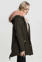 Peached Teddy Lined Parka dama Urban Classics