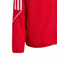 Kurtka dla dzieci adidas Tiro 23 League Windbreaker czerwona IA1624