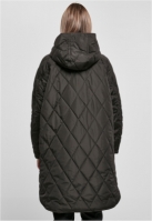 Geaca Oversized Diamond Quilted Hooded dama Urban Classics