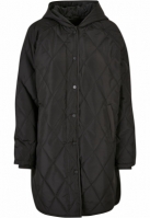 Geaca Oversized Diamond Quilted Hooded dama Urban Classics