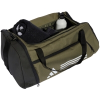 Geanta box adidas Essentials 3-Stripes Duffel M olive IZ1918