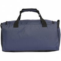 Geanta box adidas Essentials Linear Duffel Small navy blue and white HR5353