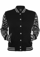 Zebra 2-tone College Sweatjacket dama Urban Classics