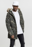 Garment Washed Camo Parka Urban Classics