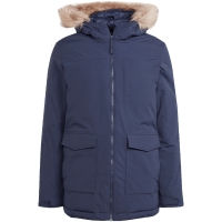 Jacheta adidas Parka Hooded Fur men's navy blue IK0552