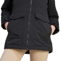 Jacheta 's adidas Parka Hooded Fur black IJ8260 dama