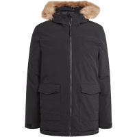 Jacheta adidas Parka Hooded Fur men's black IK0553