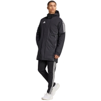 Jacheta adidas Tiro 24 Stadium Parka men's black and white IJ7391