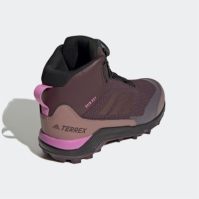 Ghete adidas Terrex Mid BOA ploaie.RDY Hiking pentru Copii negru maro inchis wonder rosu p