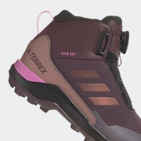 Ghete adidas Terrex Mid BOA ploaie.RDY Hiking pentru Copii negru maro inchis wonder rosu p