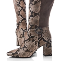 Gheata Moda in Pelle Saretta Knee High