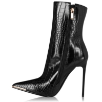 Gheata Simmi Anusha Faux Croc Ankle