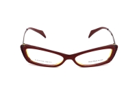 Ochelari de vedere ALEXANDER MCQUEEN AMQ4163W0B pentru Femei ruthenium grey, visiniu galben