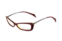 Ochelari de vedere ALEXANDER MCQUEEN AMQ4163W0B pentru Femei ruthenium grey, visiniu galben