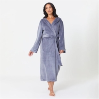 Be You Hooded Velour Longline Dressing Gown - Gift Wrapped