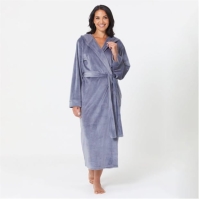 Be You Hooded Velour Longline Dressing Gown - Gift Wrapped