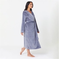 Be You Hooded Velour Longline Dressing Gown - Gift Wrapped