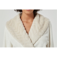 Linea Luxury Clipped Fur Dressing Gown