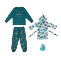 Pijama Firetrap Dragon 4 Piece Dressing Gown Set baietel