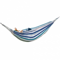 Garden hammock for two people XXL 250x150 cm blue 1021171