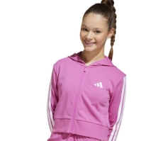 Hanorac adidas 3-Stripe Essentials Full-Zip copil