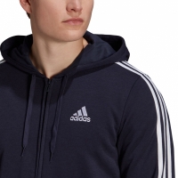 Hanorac Men's adidas Essentials Full-Zip navy blue GK9033