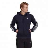 Hanorac Men's adidas Essentials Full-Zip navy blue GK9033