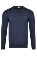 Hanorac barbati us polo assn. sweater bleumarin